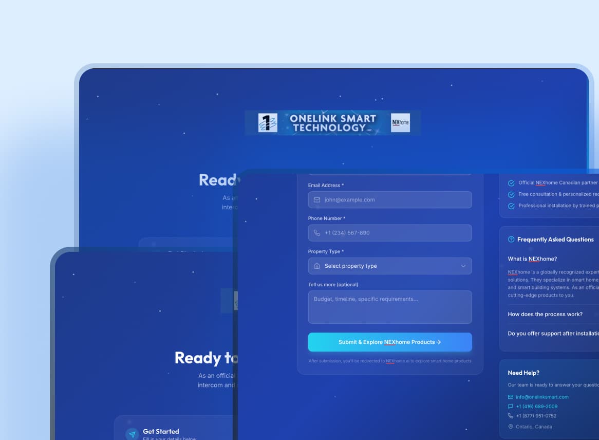 Onelink Smart Technologies project preview